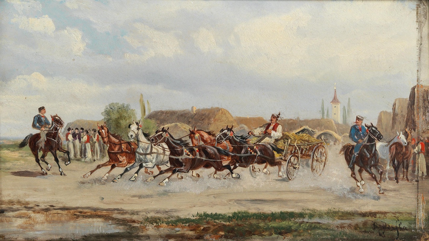 Alfred Steinacker - Pferdemarkt