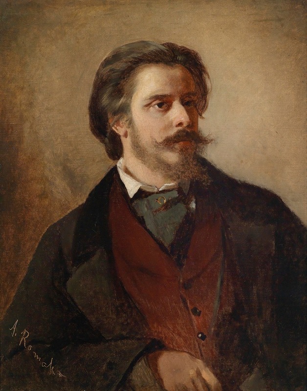 Anton Romako - Bildnis des Malers Berthold Winder