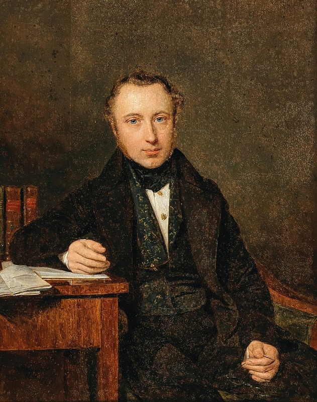 Ferdinand Georg Waldmüller - Porträt Josef von Stadler
