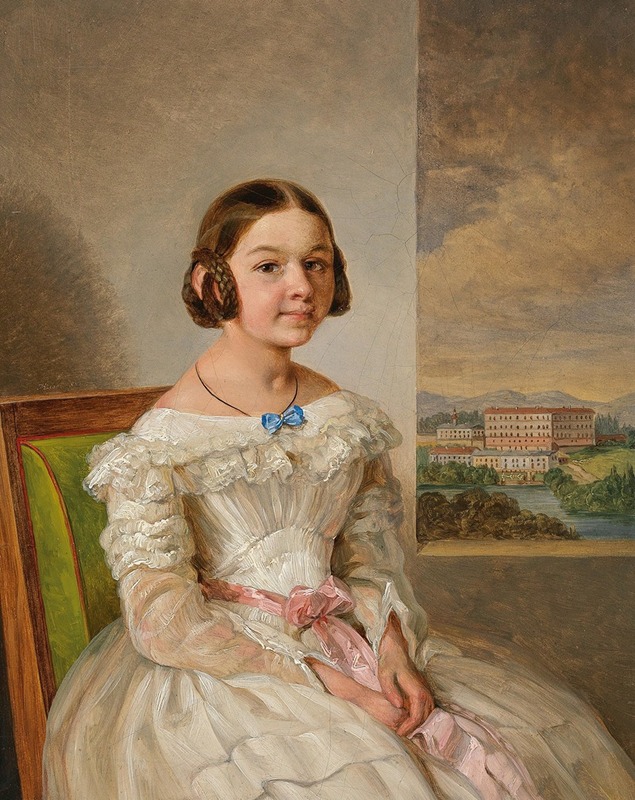 Ferdinand Küss - Mädchenporträt