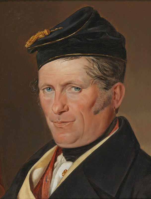 Ferdinand Küss - Portrait des Kaffeeinhabers Karl Hißberger