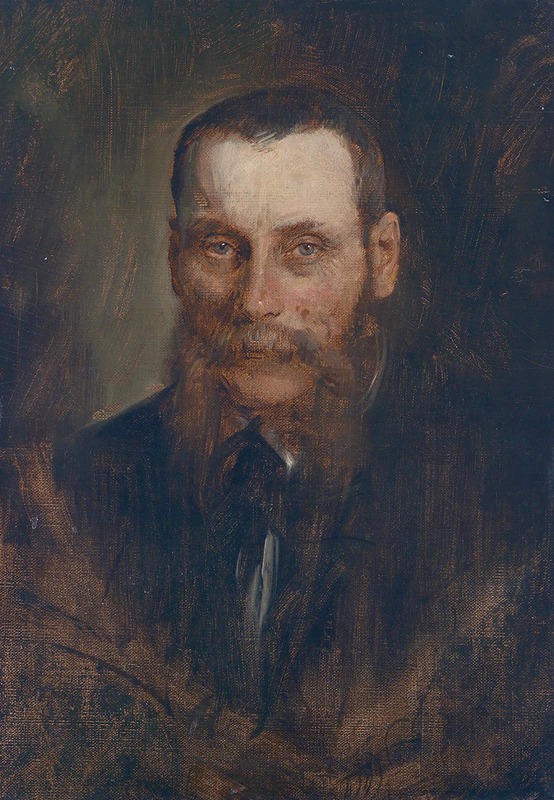 Franz von Lenbach - Portrait Georg Plach