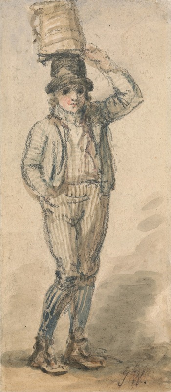 James Ward - Boy Carrying a Pail on His Head