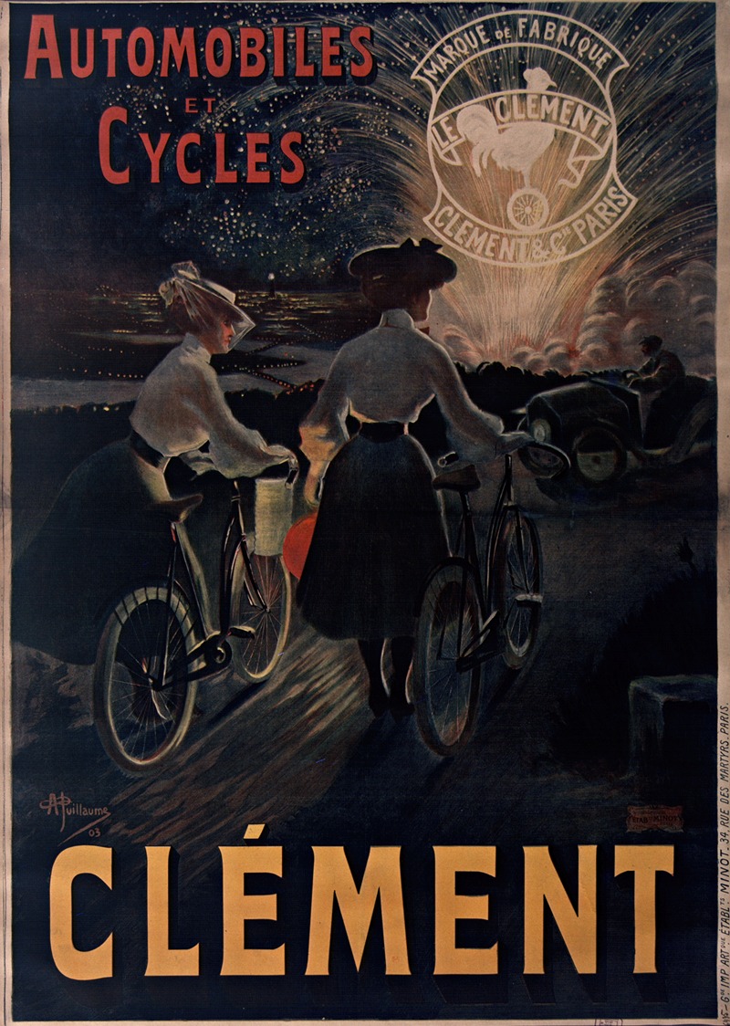 Albert Guillaume - Automobiles et cycles Clément