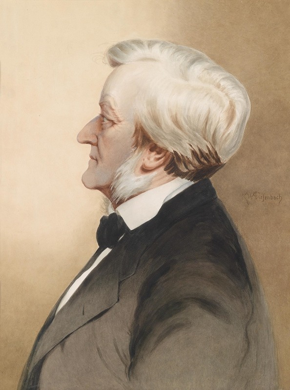 Karl Wilhelm Diefenbach - Bildnis Richard Wagner