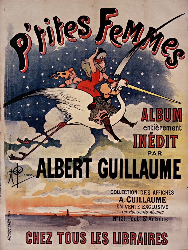 Albert Guillaume - P’tites femmes. Album entièrement inédit par Albert Guillaume