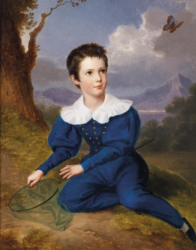 Leopold Fertbauer - Portrait Maximilian Freiherr von Hammer-Purgstall