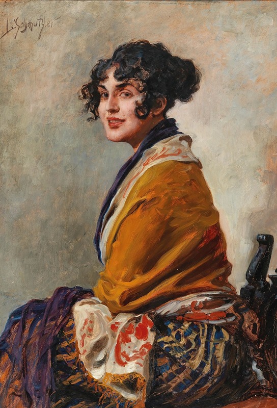 Leopold Schmutzler - Portrait Lili Marberg