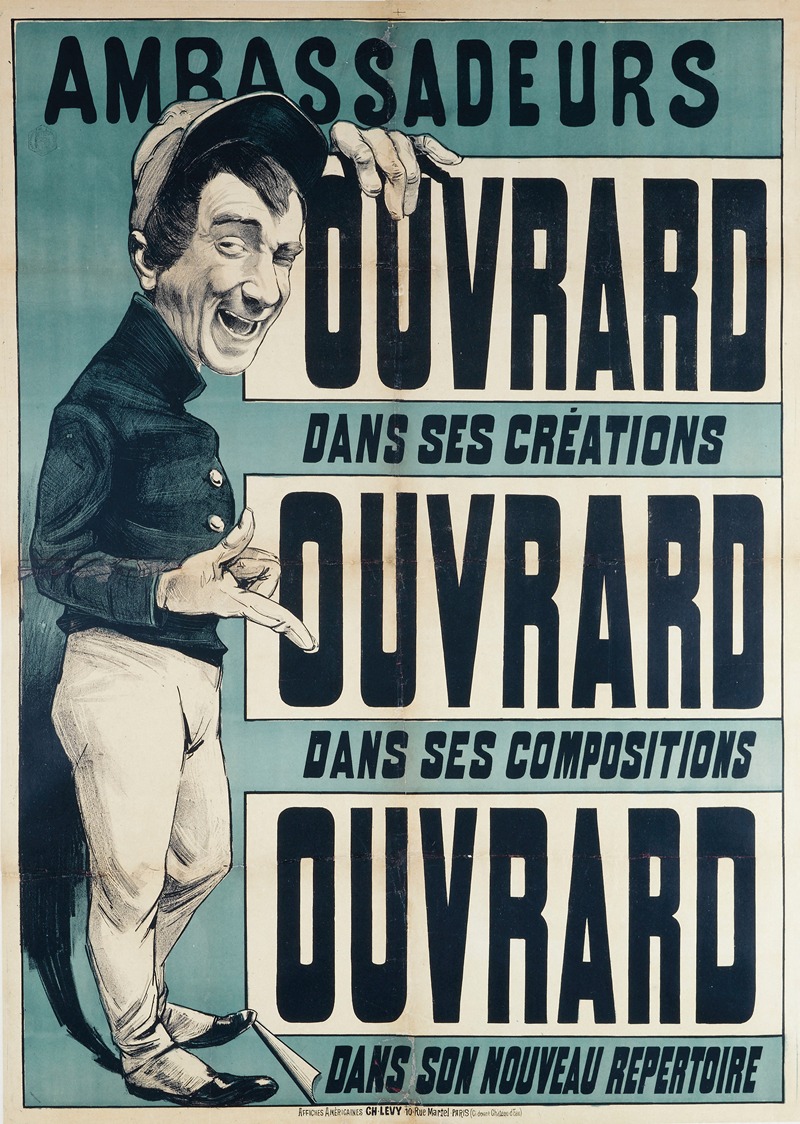 Anonymous - Ambassadeurs Ouvrard Dans Ses Ceations Ouvrard Dans Ses Compositions Ouvrard Dans Son Nouveau Repertoire