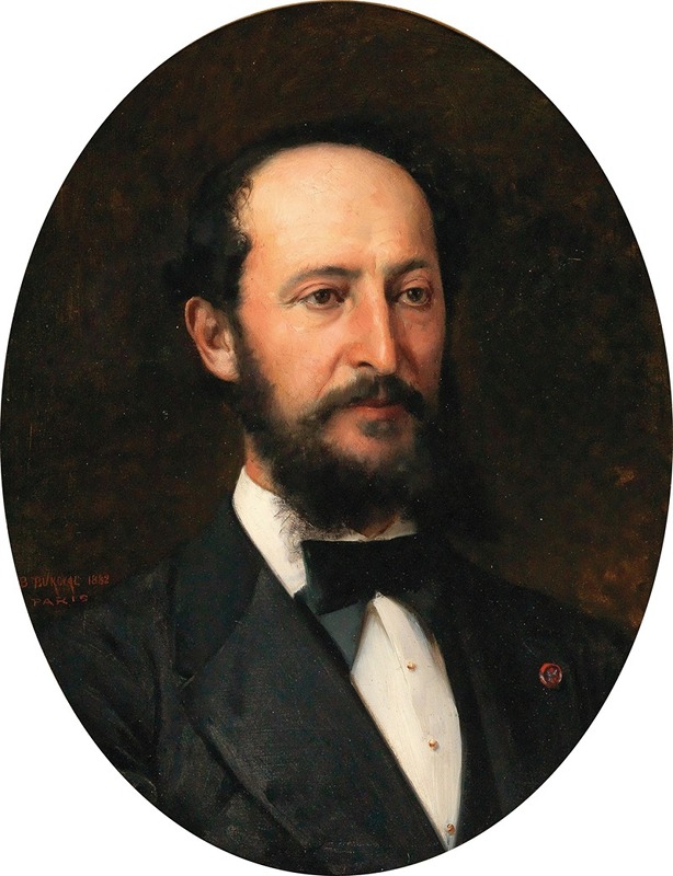 Vlaho Bukovac - Portrait of Giacomo Adelman