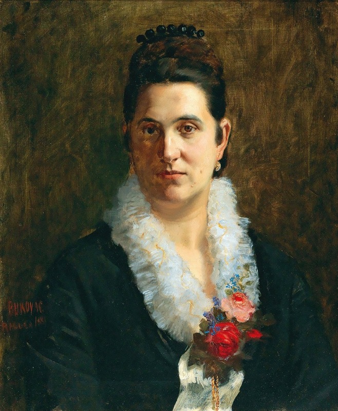 Vlaho Bukovac - Portrait of Katarine Grgurevic