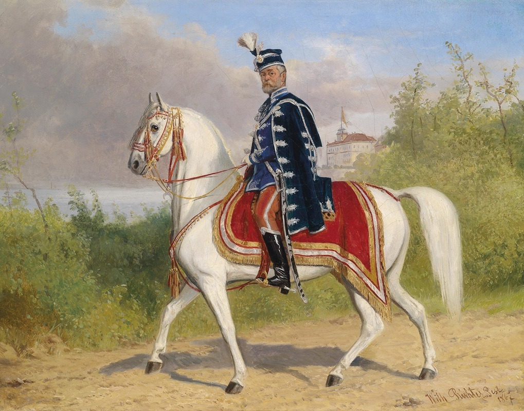 Wilhelm Richter - Ungarischer Adeliger zu Pferde