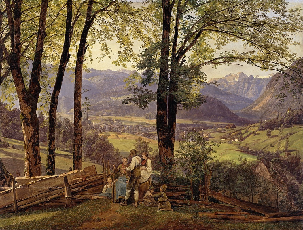 Ferdinand Georg Waldmüller - View of Ischl