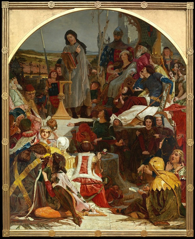 Ford Madox Brown - Chaucer at the court of Edward III