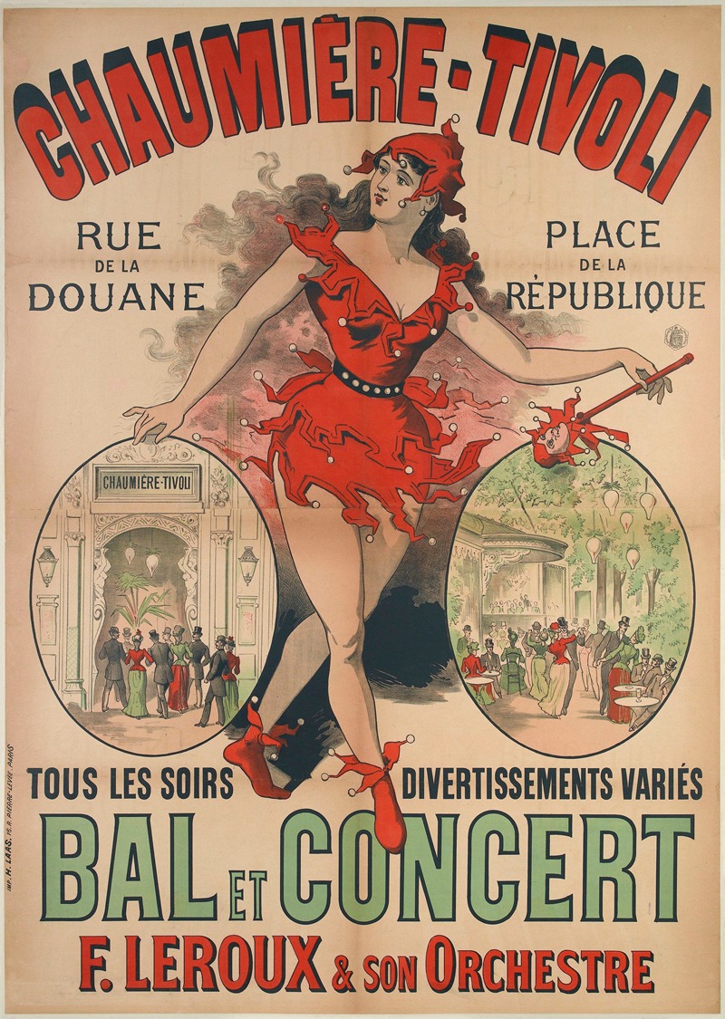 Anonymous - Chaumiere- Tivoli, Bal Et Concert