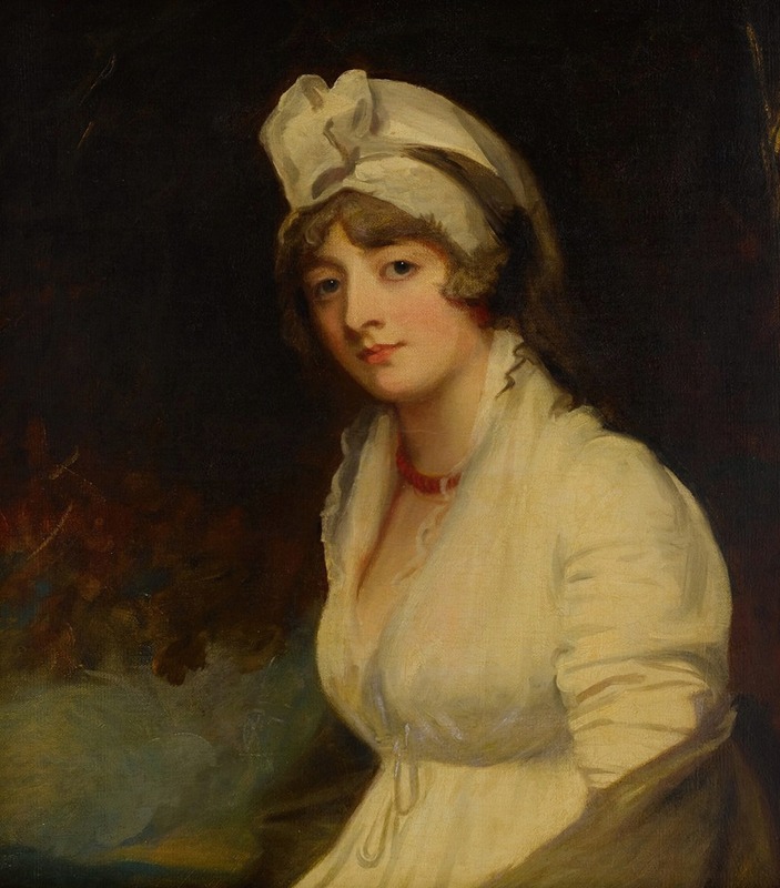 George Romney - Portrait of Lady Georgina Buckley (1766-1832), née West