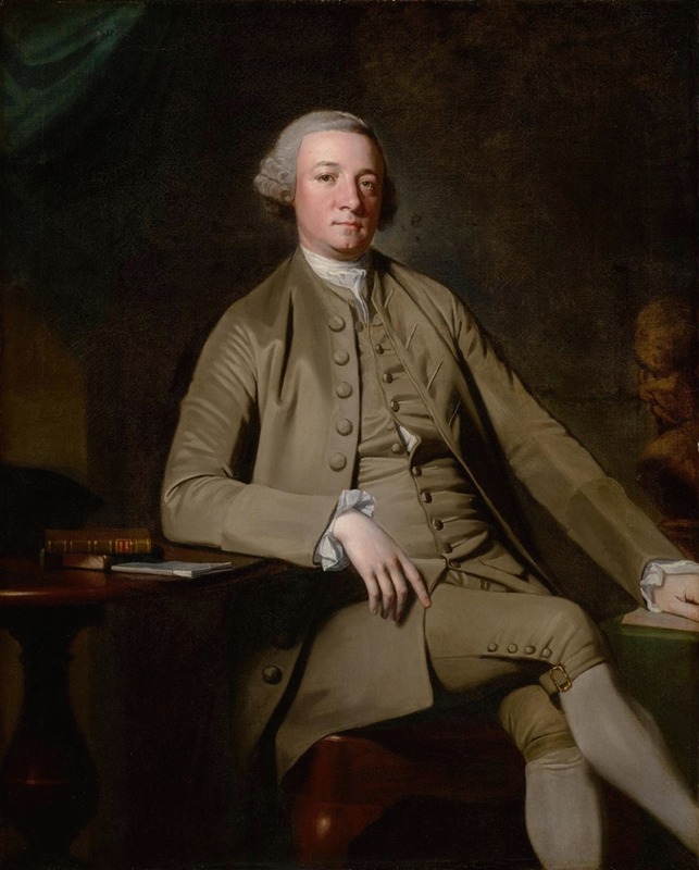 George Romney - Portrait of a Gentleman, seated, probably William Suddel of Lancaster
