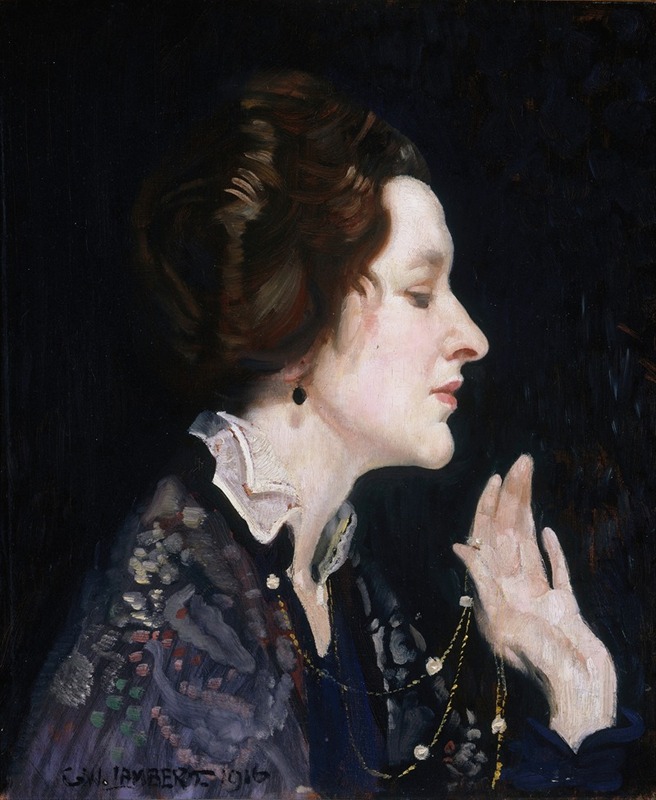George Washington Lambert - Portrait of a Lady (Thea Proctor)