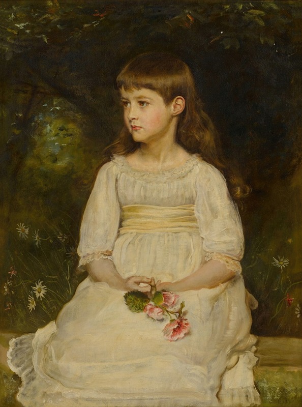 Sir John Everett Millais - Portrait of Miss Scott, daughter of the Late Thomas Alexander Scott of Philadelphia