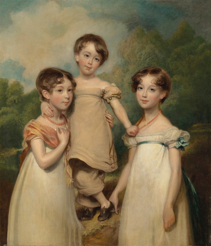 John Hoppner - Portrait of the Hughes-Hallett children