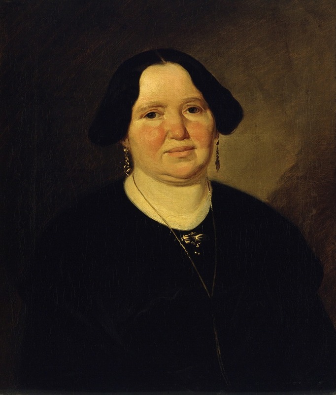 Ludwig Knaus - Portrait of Mrs. Müller
