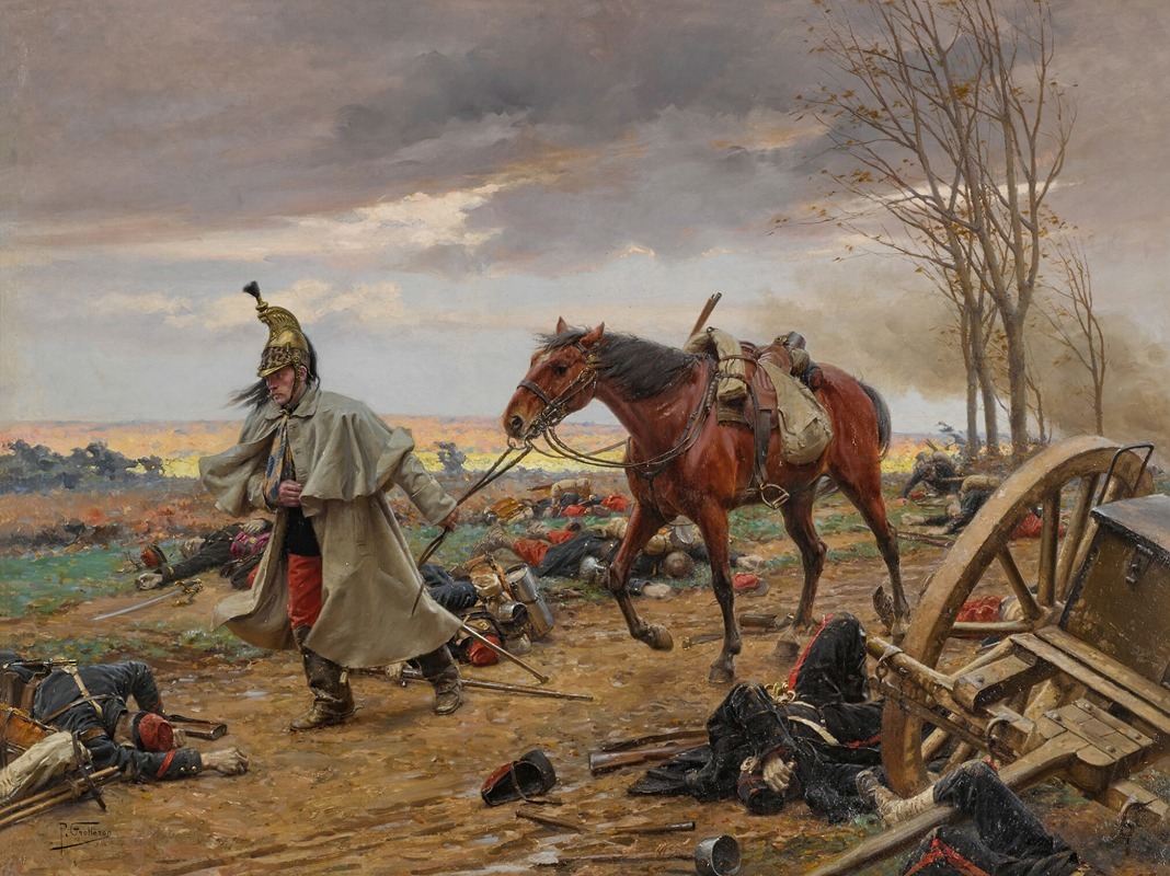 Paul Louis Narcisse Grolleron - Après la bataille (Waterloo)