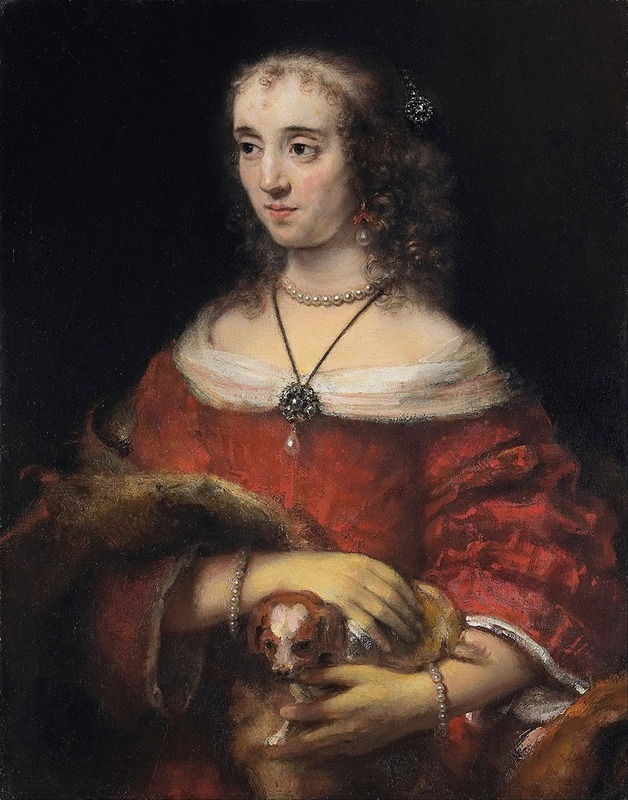 Rembrandt van Rijn - Portrait of a Lady with a Lap Dog