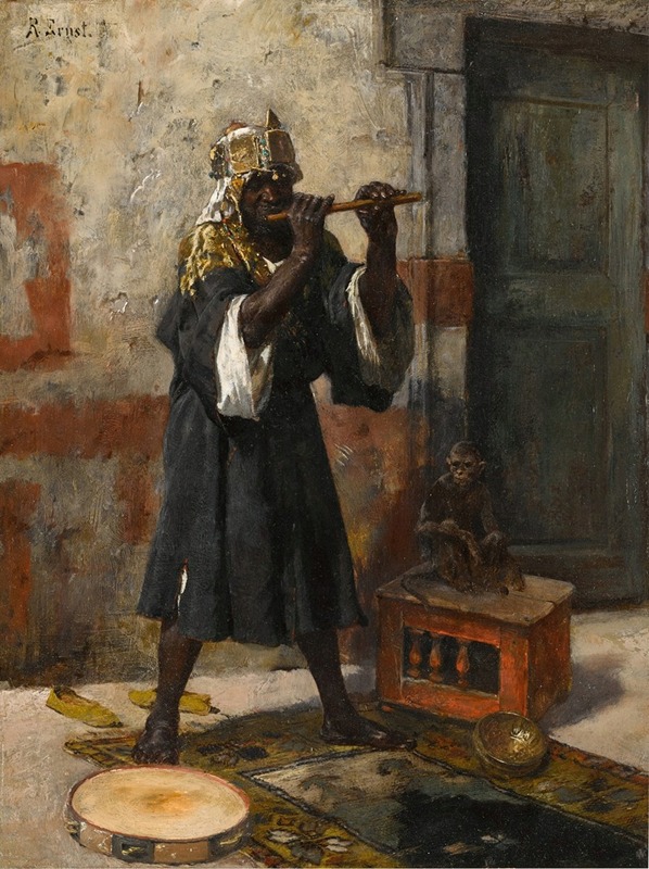 Rudolf Ernst - The Flute Player