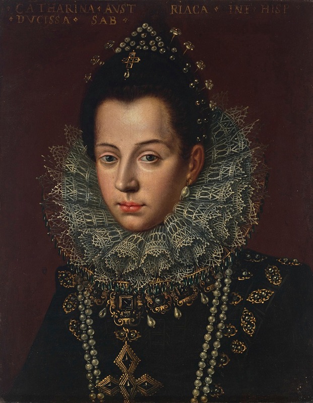 Sofonisba Anguissola - Portrait of Catalina Micaela, Duchess consort of Savoy (1567-1597)