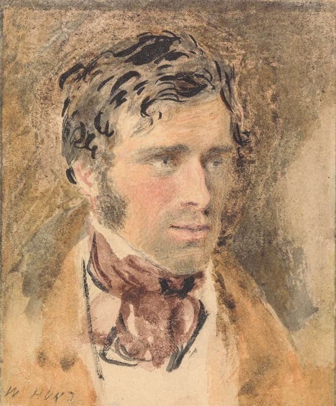 William Henry Hunt - Portrait of a Man