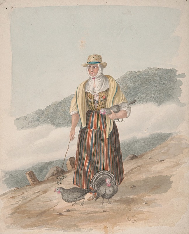 Alfred Diston - Woman of Ycod el Alto, Tenerife