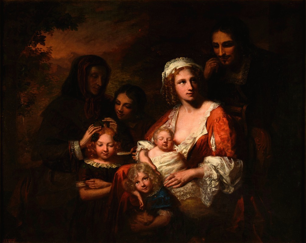 Charles-Auguste Herbé - La Famille de Colbert