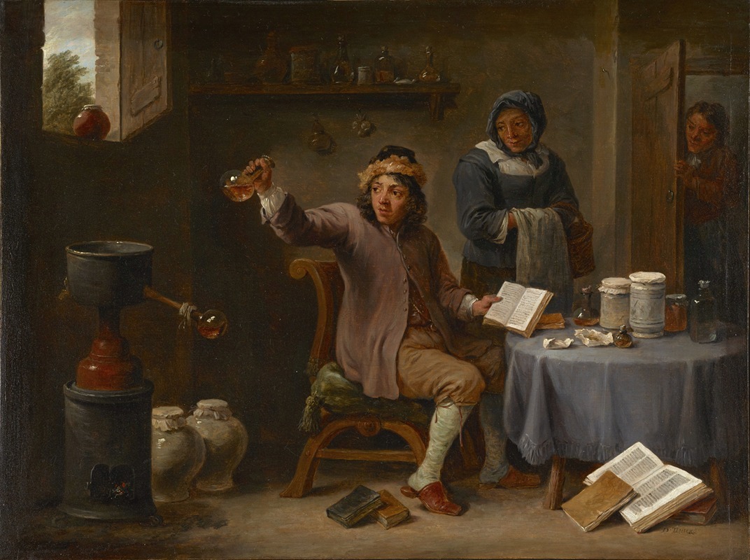 David Teniers The Younger - The Consultation