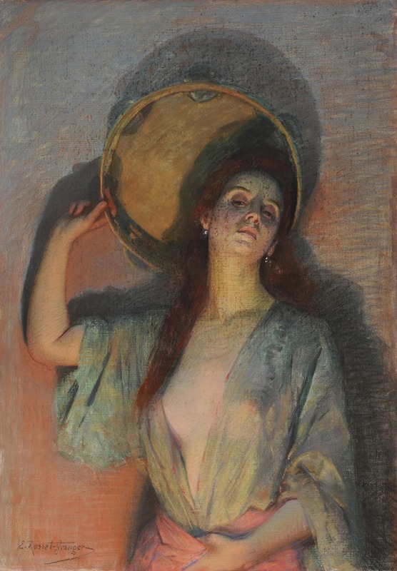 Edouard Rosset-Granger - La femme au tambour de basque