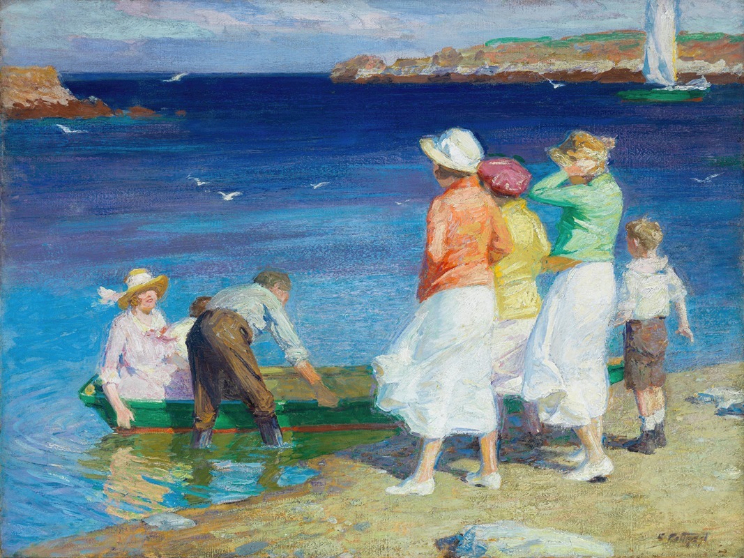 Edward Henry Potthast - A Sailing Party (Going for a Sail)
