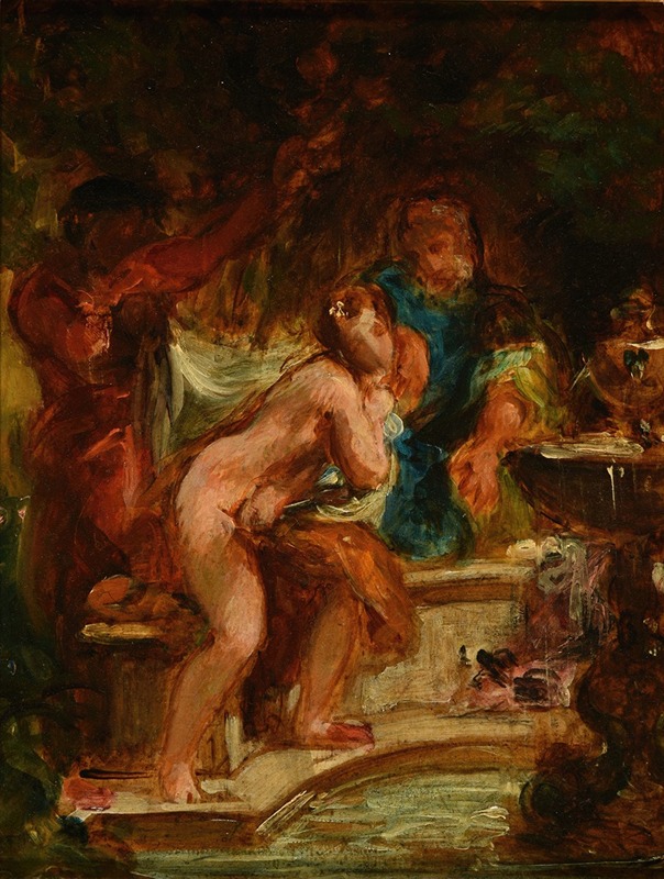 Eugène Delacroix - Suzanne et les vieillards