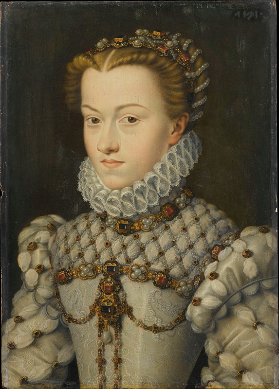François Clouet - Elisabeth of Austria, Queen of France