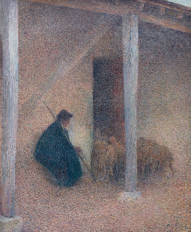 Henri Martin - Berger rentrant ses mouton