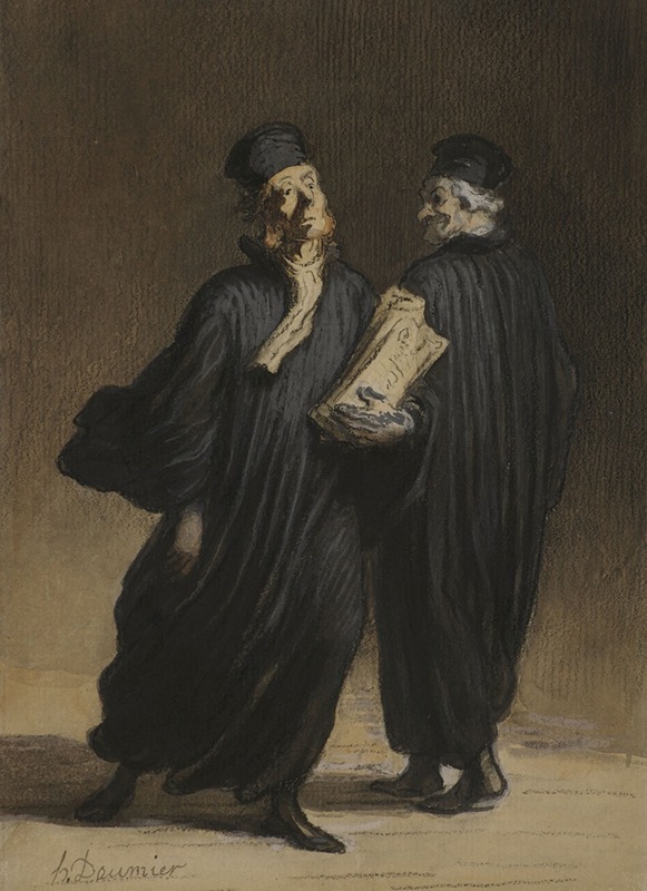 Honoré Daumier - Les Avocats