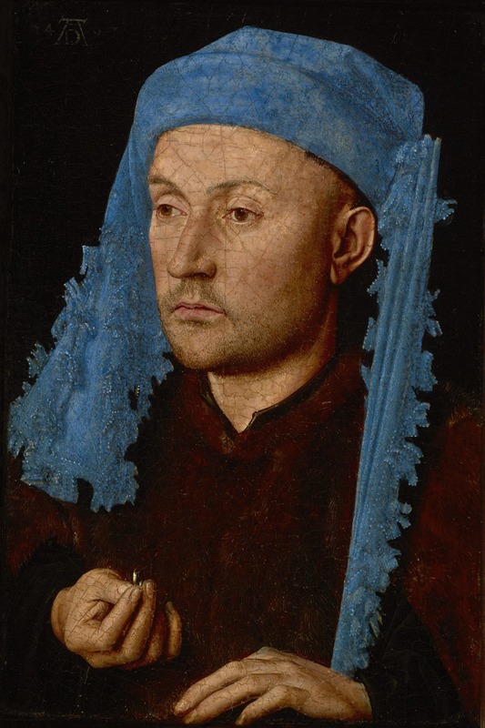 Jan van Eyck - Man in a Blue Cap