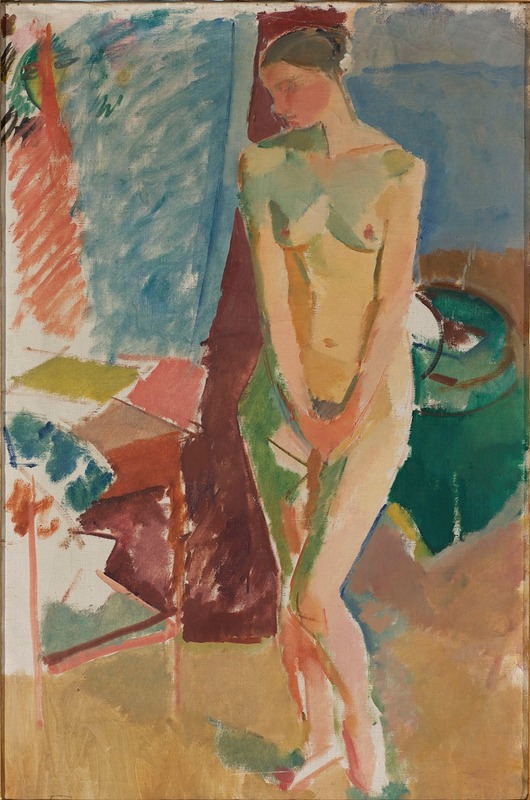 Karl Isakson - Standing nude
