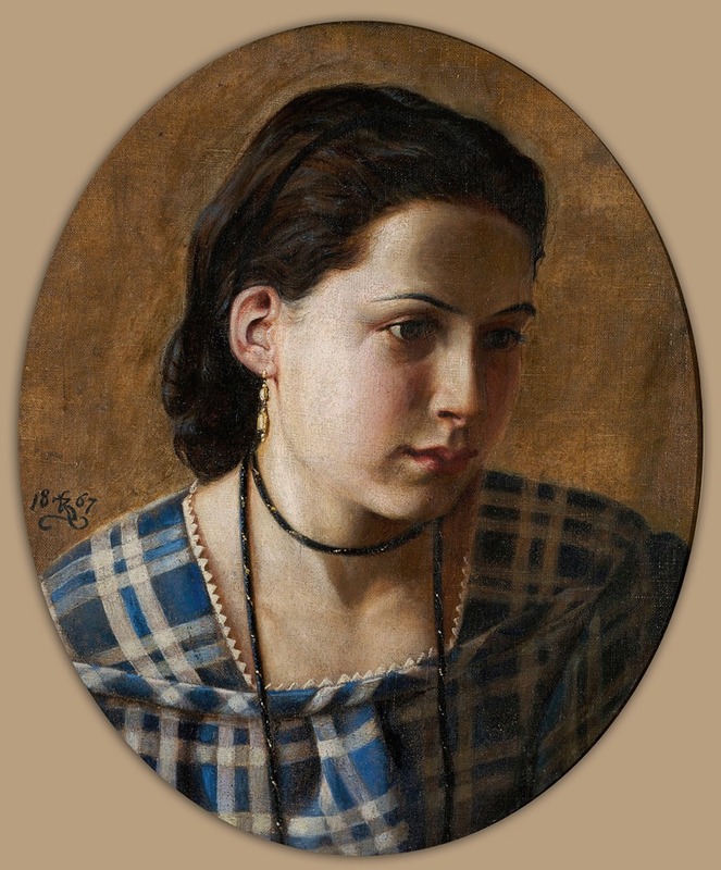 Kristian Zahrtmann - Portrait of Vilhemine Erichsen