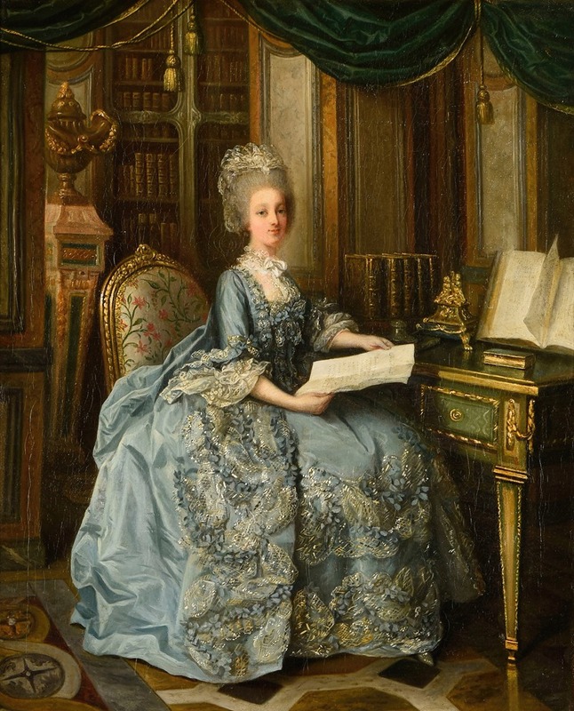 Lié Louis Périn-Salbreux - Portrait de Madame Sophie dit la Petite Reine