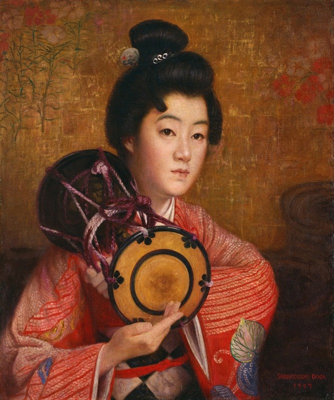 Okada Saburōsuke - Portrait of a Lady