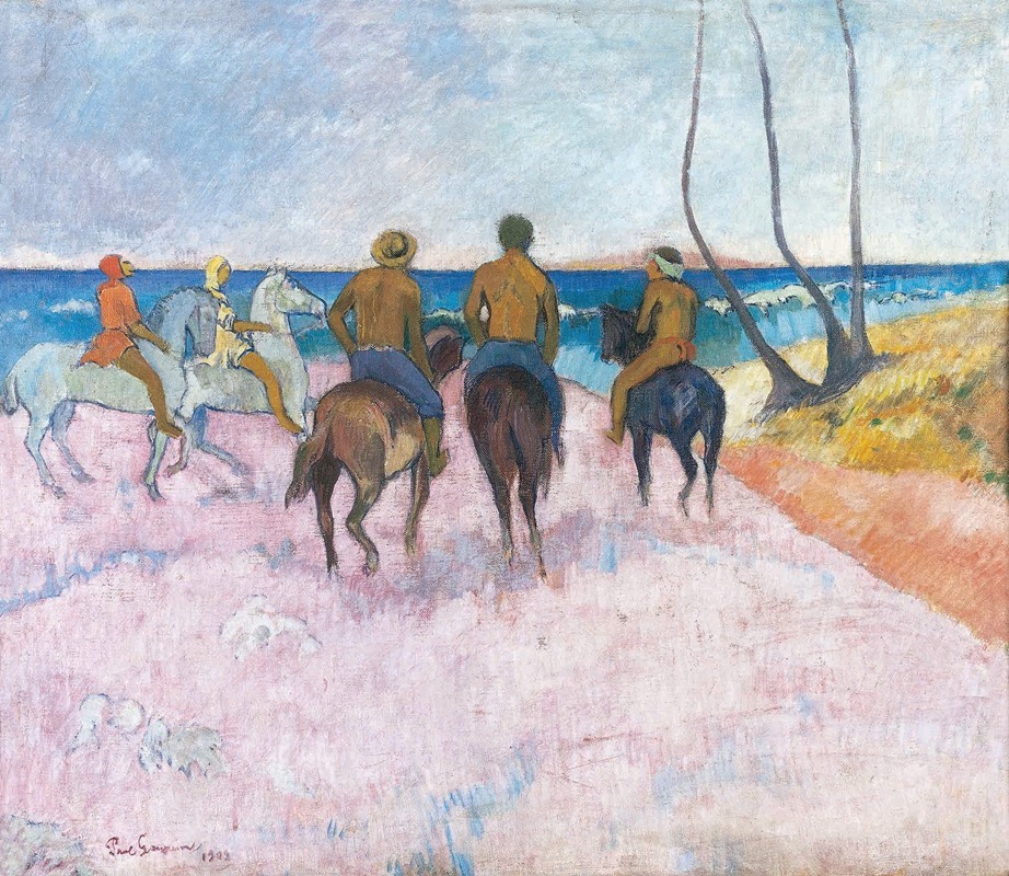 Paul Gauguin - Riders on the Beach (I)