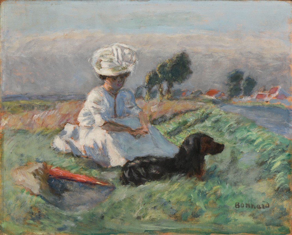 Pierre Bonnard - La femme au chien