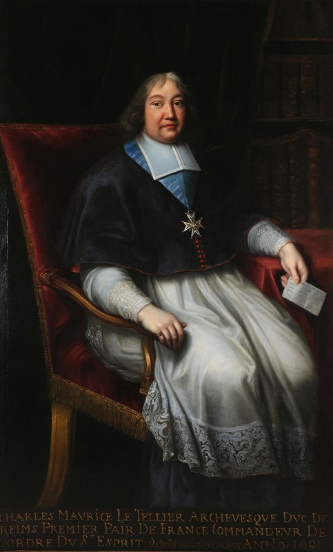 Pierre Mignard - Monseigneur Charles-Maurice Le Tellier