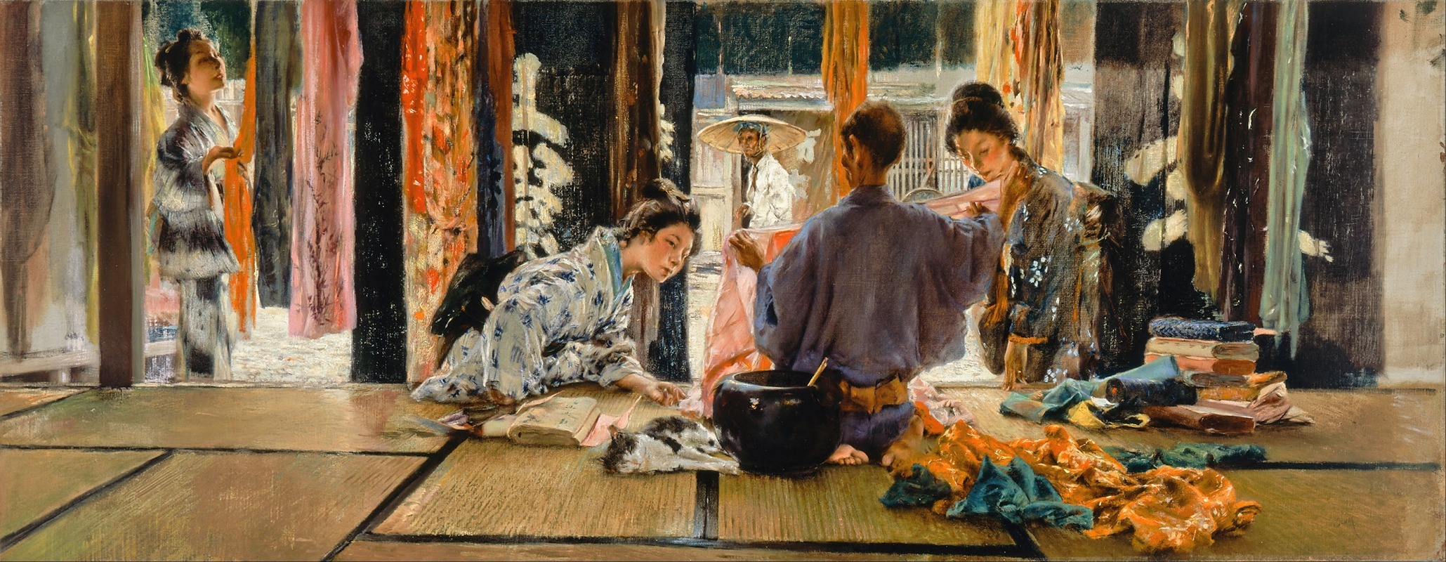 Robert Frederick Blum - The Silk Merchant, Japan