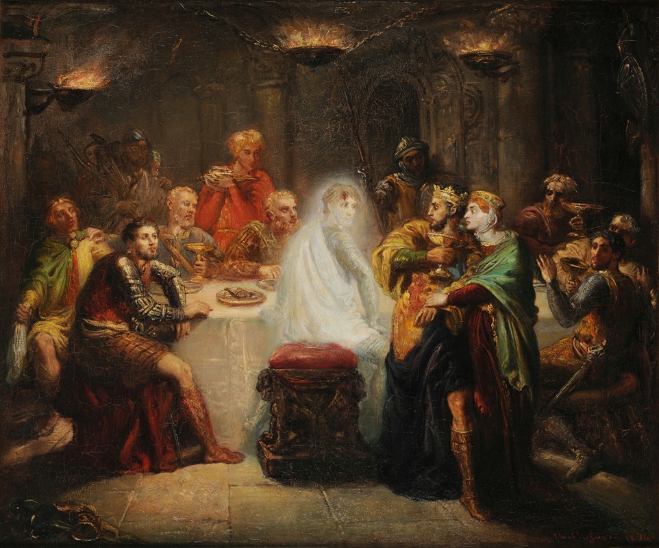 Théodore Chassériau - Le spectre de Banquo