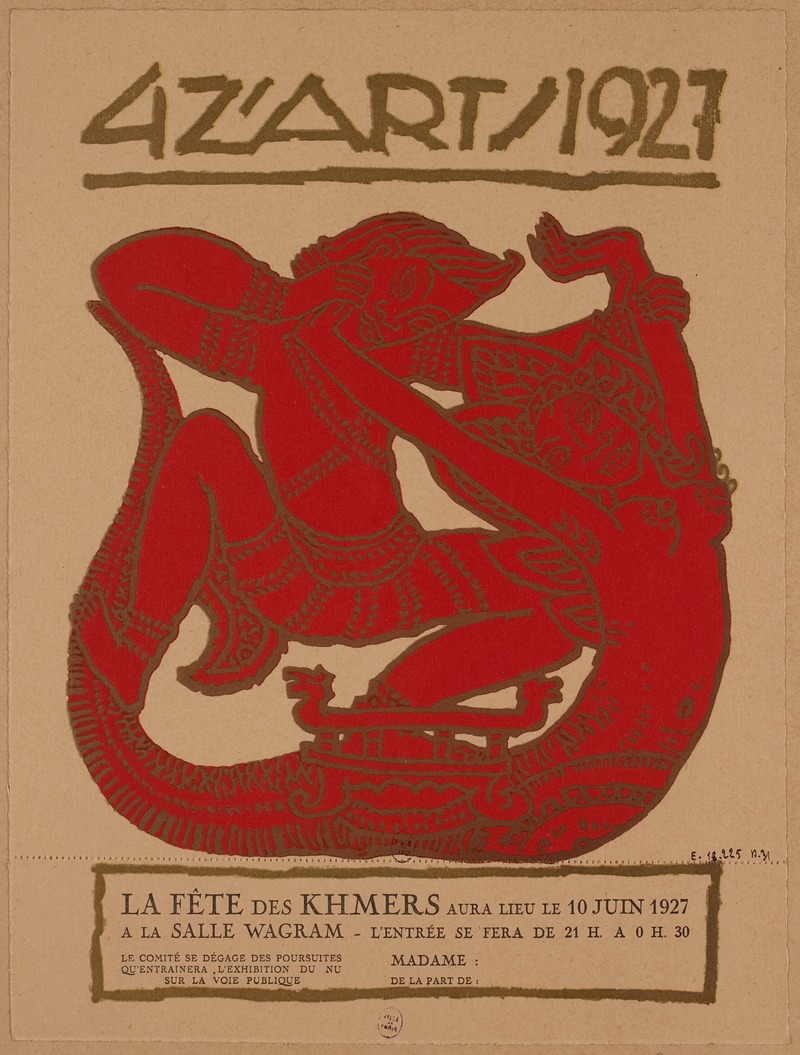 Anonymous - Quat’Z’Arts, 10 Juin 1927 à la salle Wagram